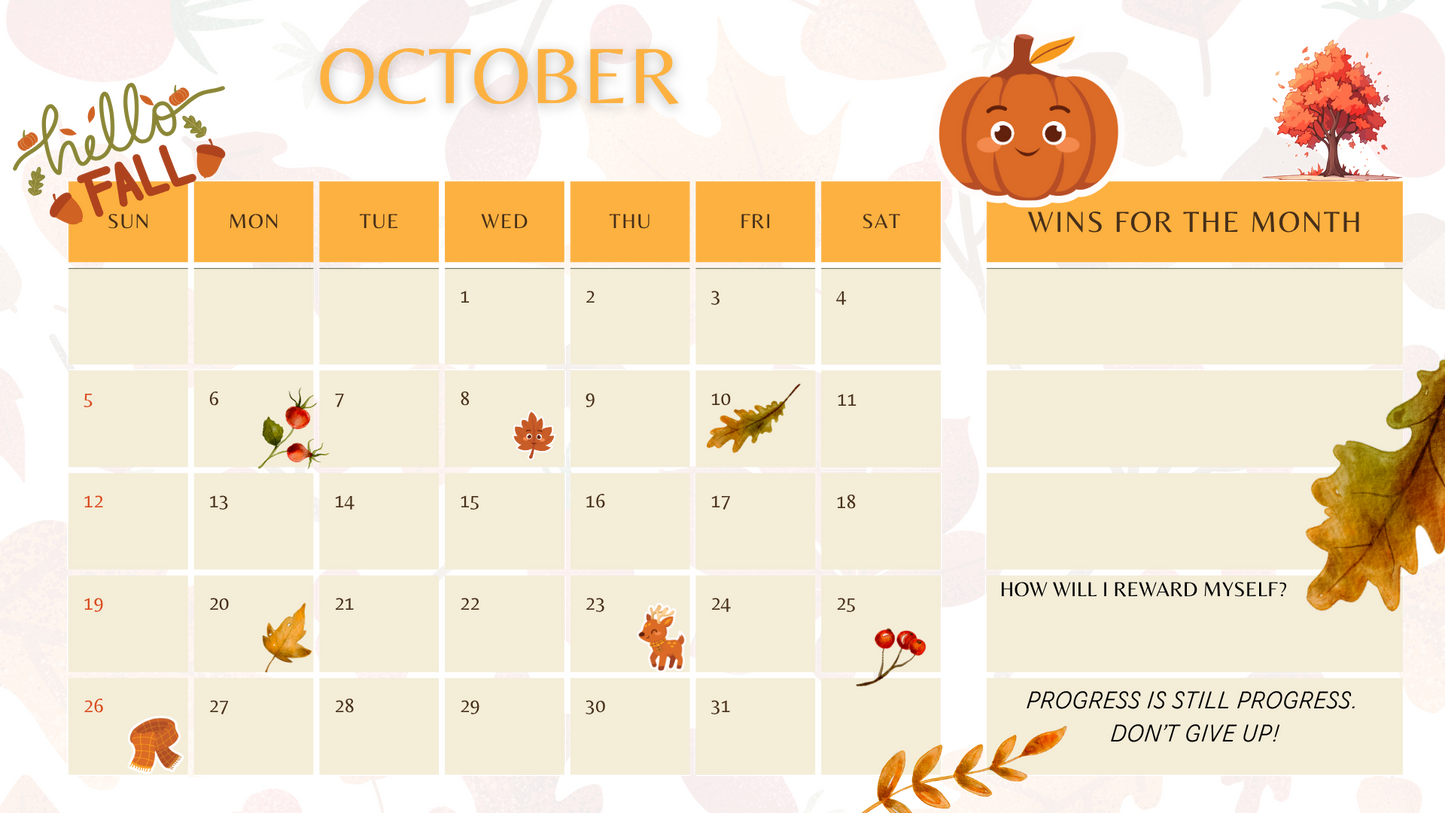 October Business Sales Tracker