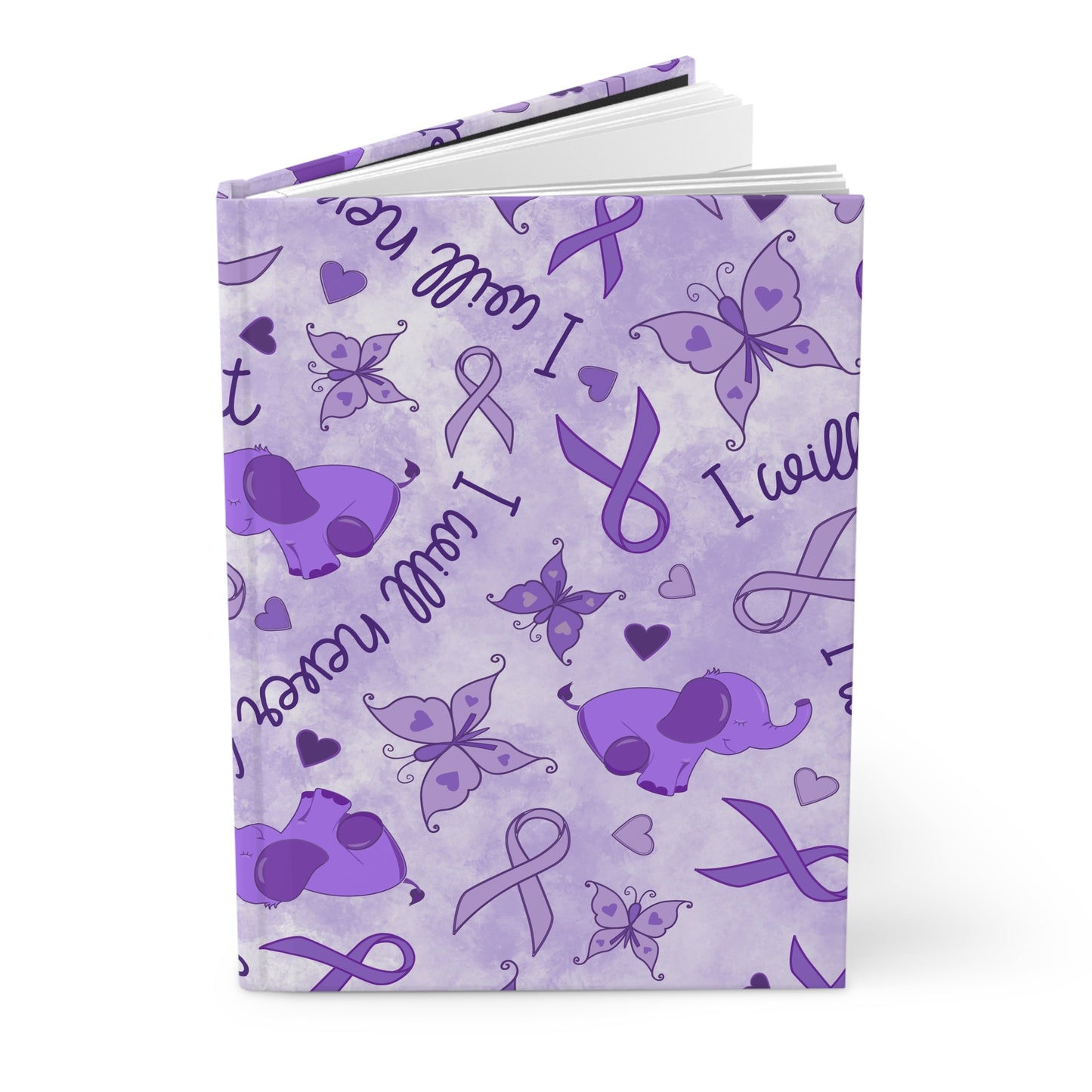Alzheimer’s Awareness Notebook – Matte Hardcover Journal, Personalized Gift for Reflection & Notes