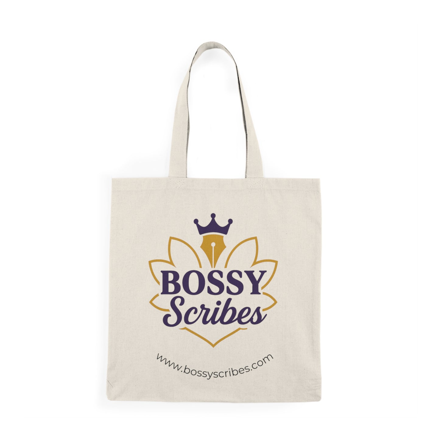 Tote Bag with Bossy Scribes Logo - Support Our Business
