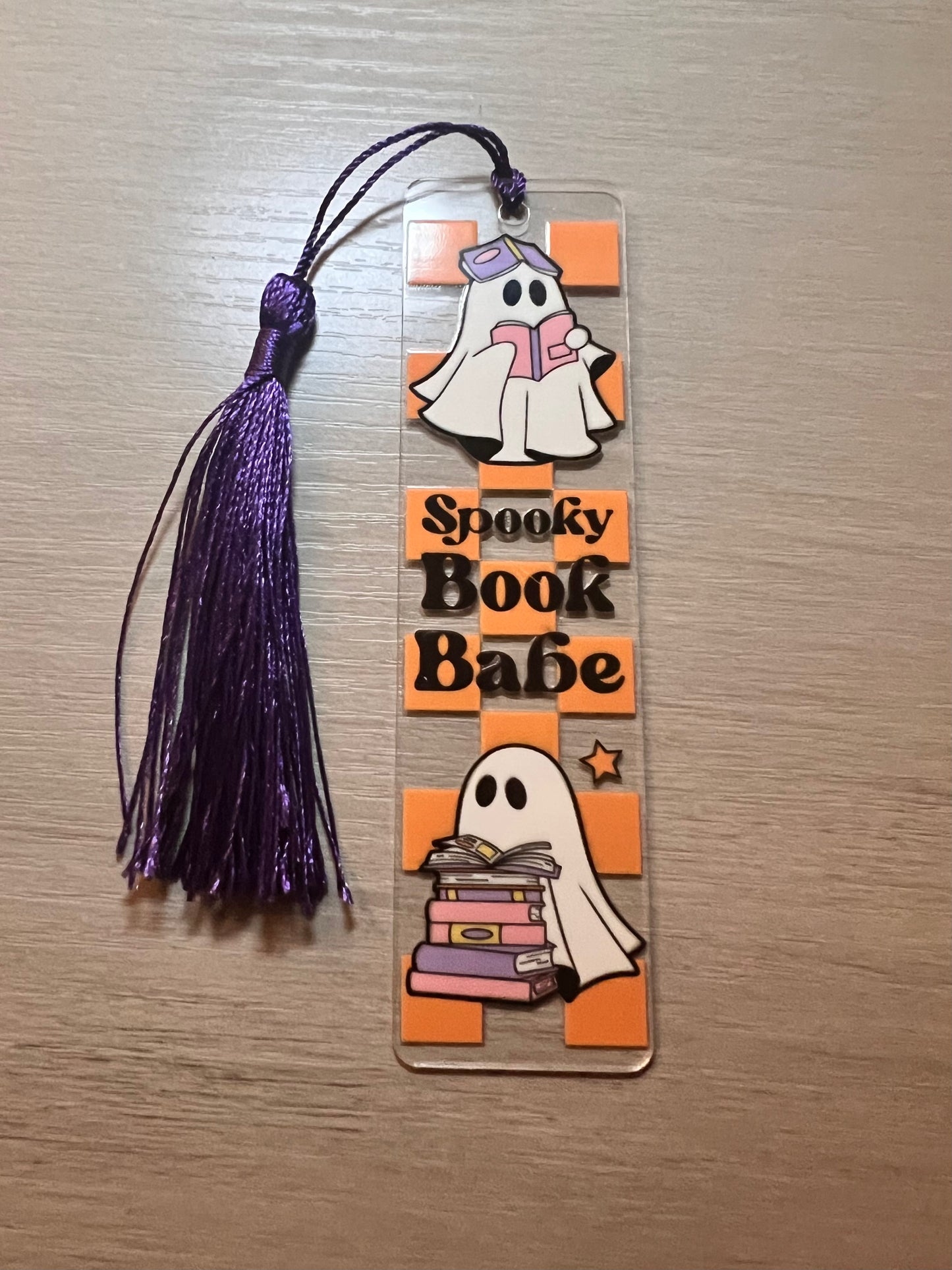 Halloween acrylic bookmarks