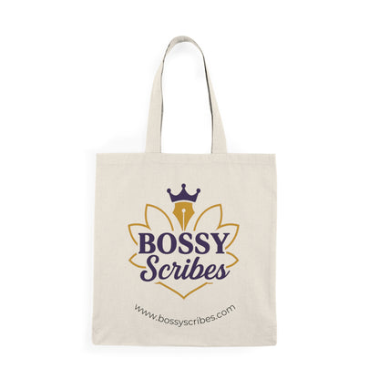 Tote Bag with Bossy Scribes Logo - Support Our Business