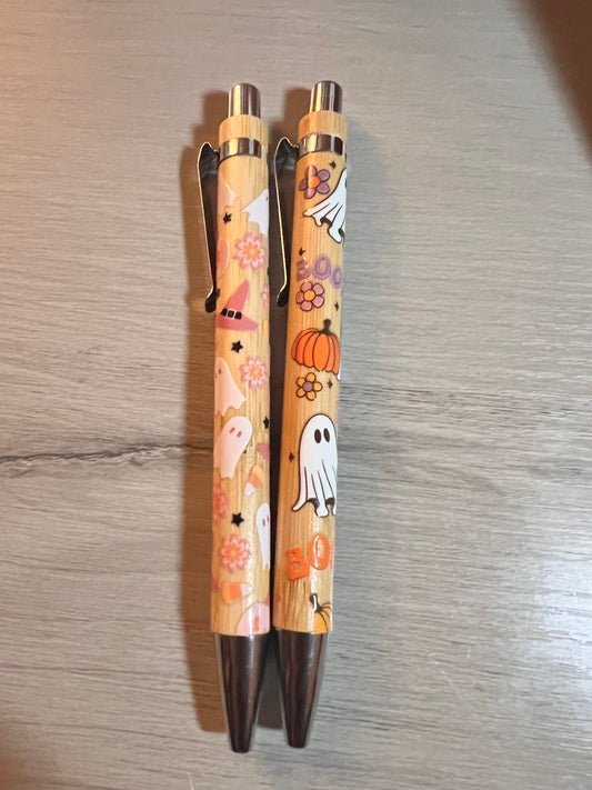 Halloween Bamboo pens