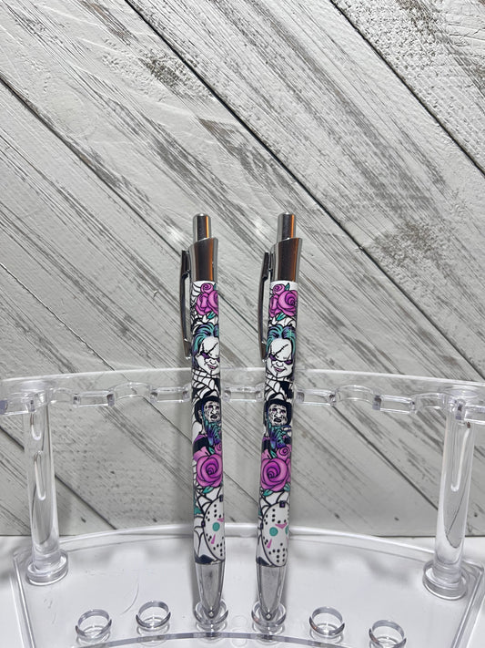 Horror Movie Villain Pen Set