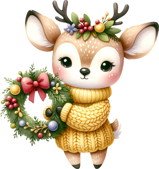 Faux-Knit Crochet Friends Stickers